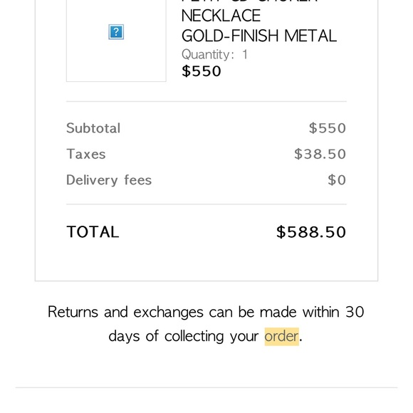 ORIGINAL PETIT CD CHOKER
NECKLACE
GOLD-FINISH METAL - Picture 3 of 9